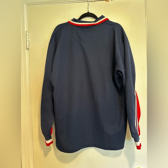 VTG 90’s Medium Hip Hop Jersey Results Embroidered Logo. 1/4 Zip. Long Sleeve. - Picture 2 of 13